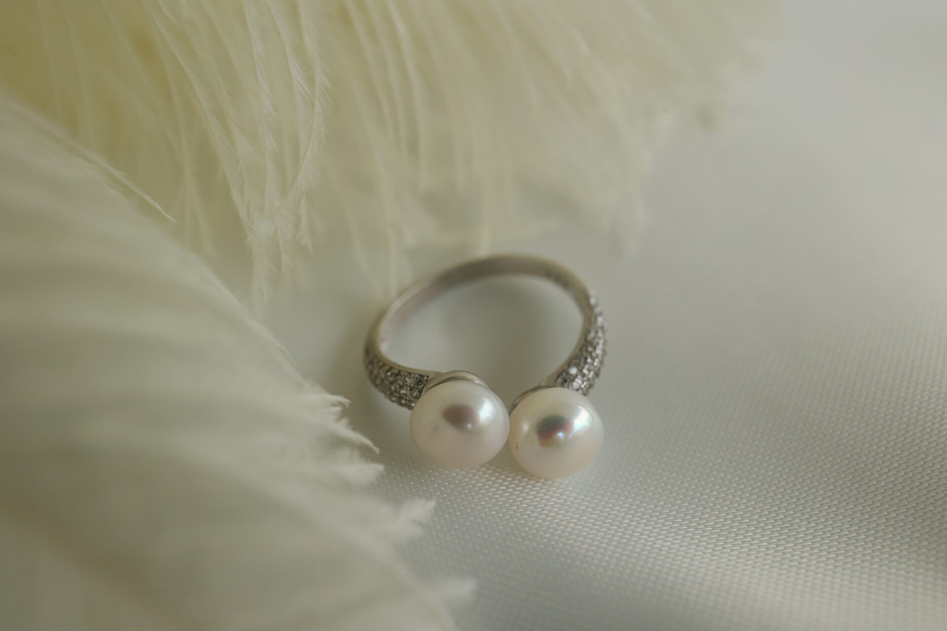 Ring Perle 925 Sterling Silber