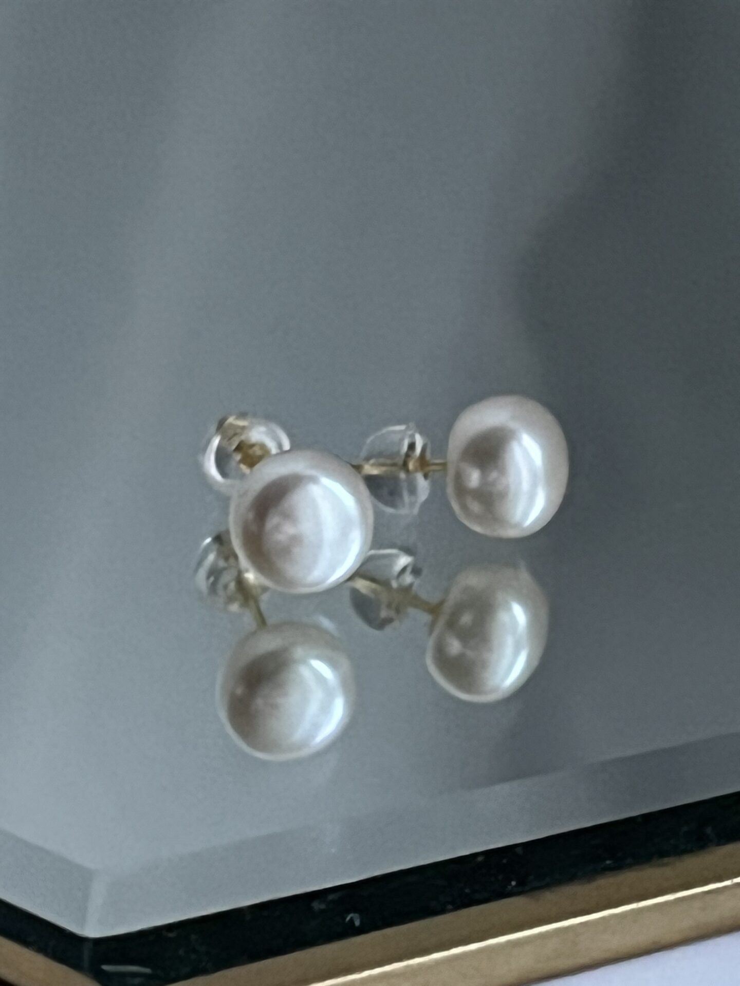 Sterling Silver Angel Perlenohrstecker