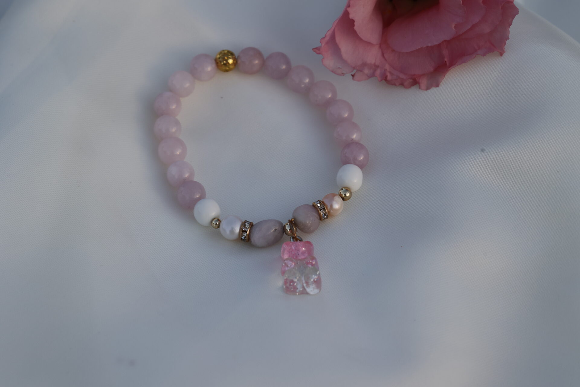 Bear Hellrosa Armband