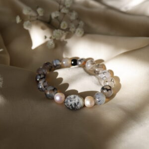 Armband weisses Stein