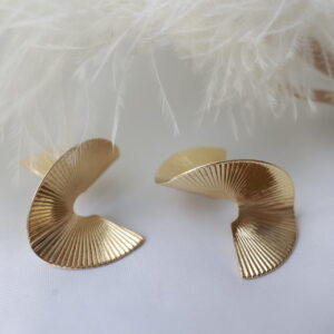 "Golden Ginkgo" Ohrstecker