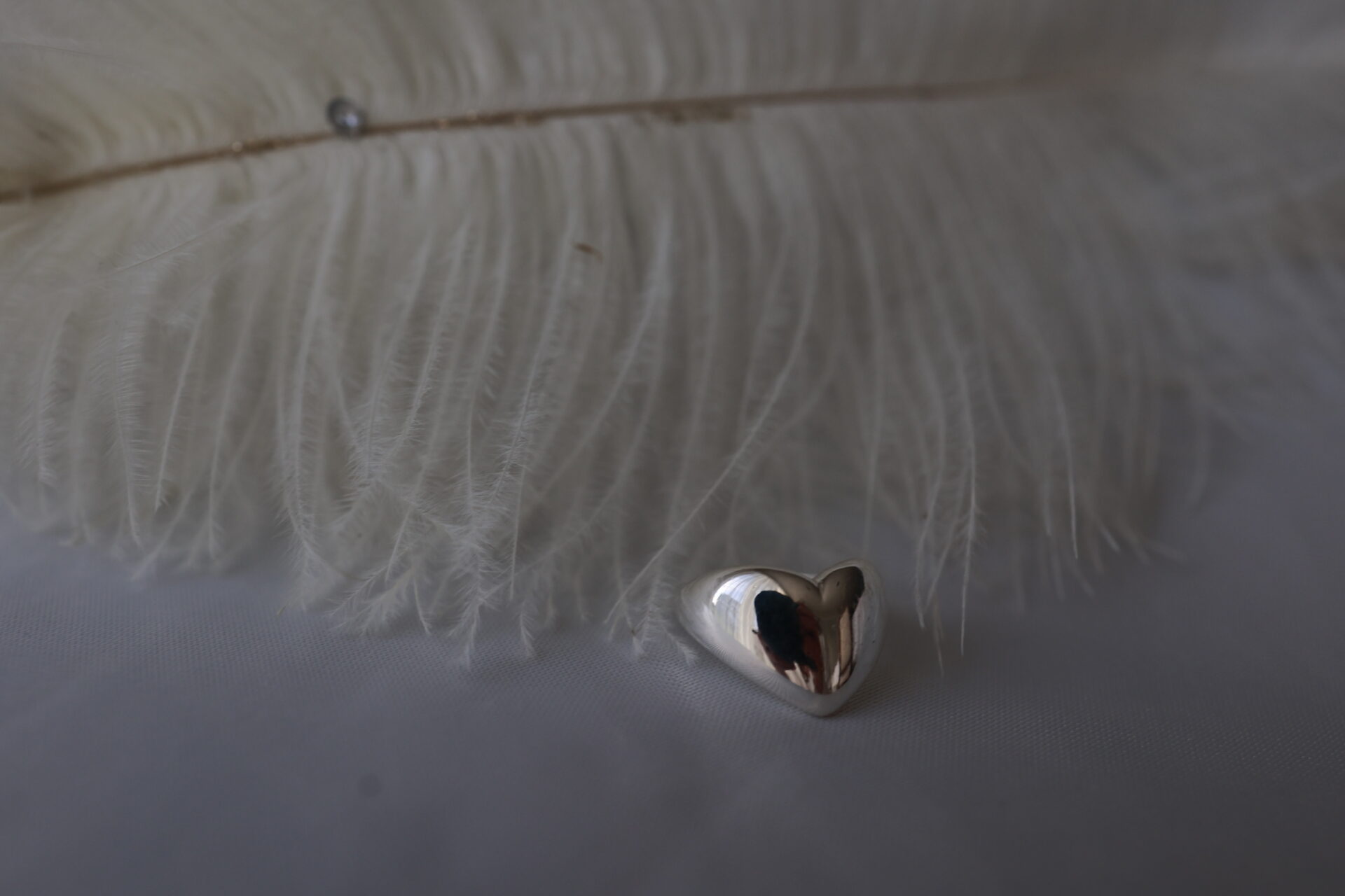 Klassischer Herz-Ring in Silber