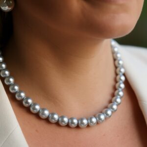 Romantische Perlenkette mit